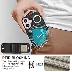 Jcxtrombulous Crossbody Wallet Case for iPhone 16