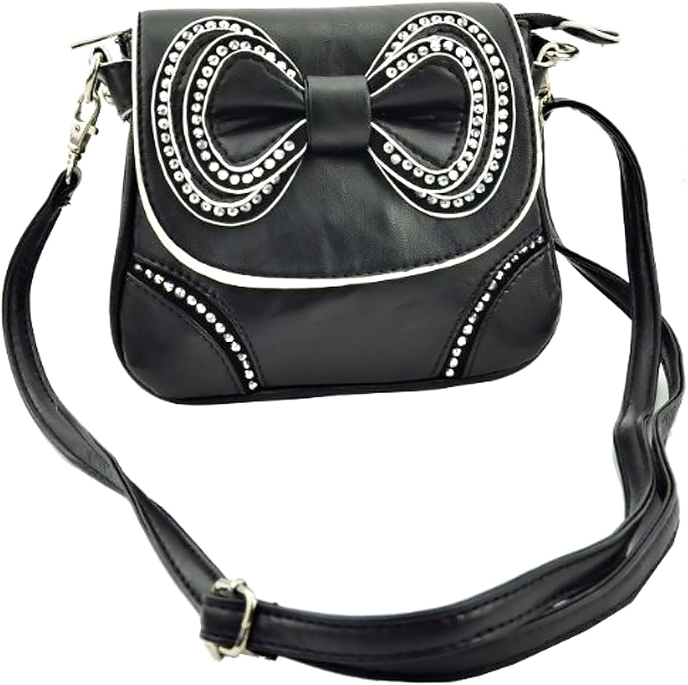 diamante cross body bag
