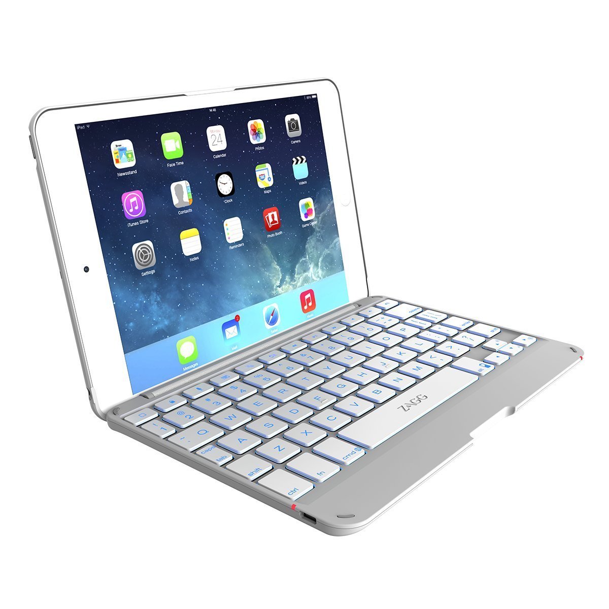 Zagg Zaggkeys Cover With Backlit Keyboard For Apple Ipad Mini Zkmhcwhlit103 Buy Zagg Zaggkeys Cover With Backlit Keyboard For Apple Ipad Mini Zkmhcwhlit103 Online At Low Price In India Amazon In