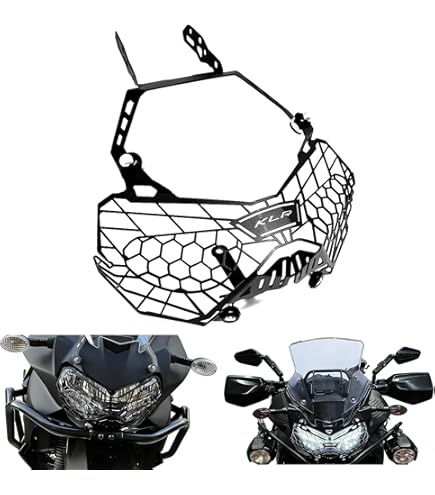 Aluminum Headlight Guard For Kawasaki KLR650 (2008-2018) – Xitomer Head Lamp Protector