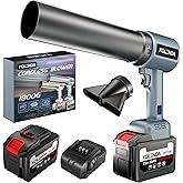 KOLENDA Handheld Cordless Lightweight Powerful Car Dryer Air Blower with 1800G & 335MPH Powerful, Air Duster Electric Leaf Blower Cleaning Dryer Turbo for Patio Cleaning, Lawn Care and Car Drying