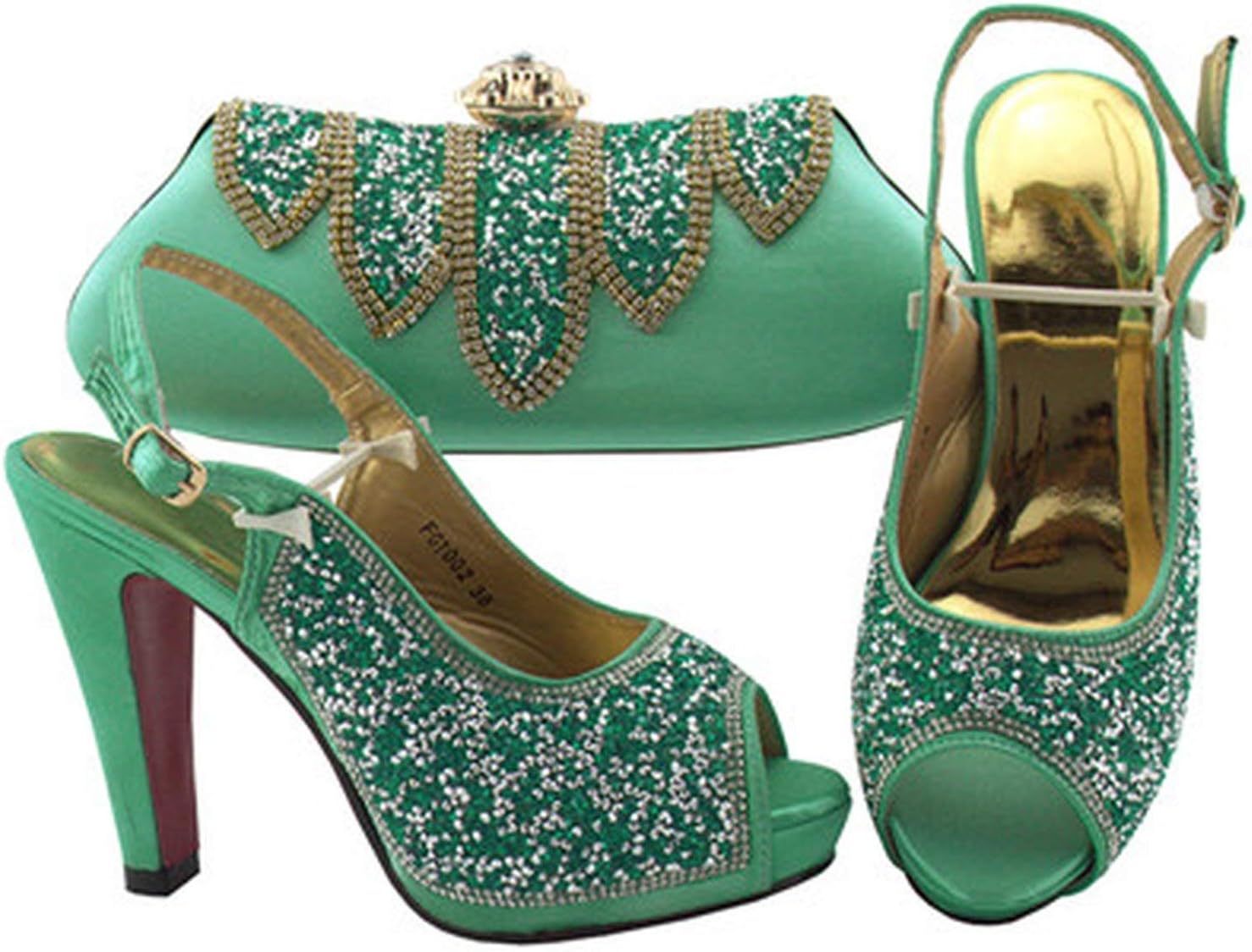 Hothouse - Juego de zapatos y bolsos para mujer decorado con apliques