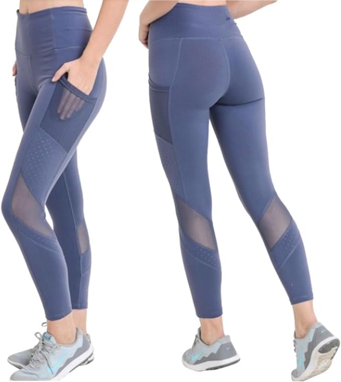 Amazon.com: Mono B Yoga Leggings High Waist Pockets ...