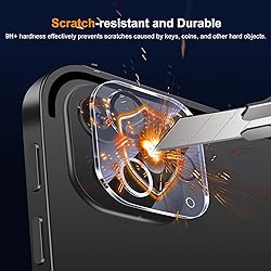 QHOHQ 3 Pack Camera Lens Protector for iPad Pro 13