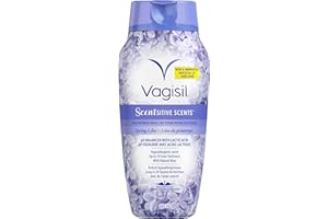 Vagisil Feminine Wash for Intimate Area Hygiene, Scentsitive Scents, pH Balanced and Gynecologist Tested, Spring Lilac, 360 m