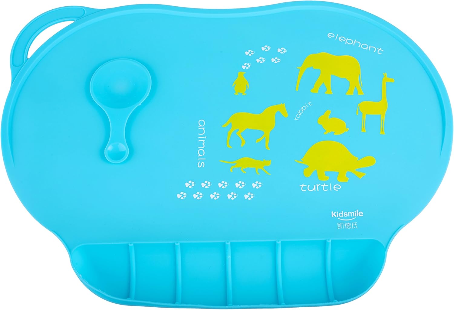 Baby Silicone Placemats, Kidsmile Waterproof Portable RollUp NonSlip