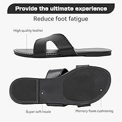 Toybdsunx Women's Flat Slide Sandals Summer Open