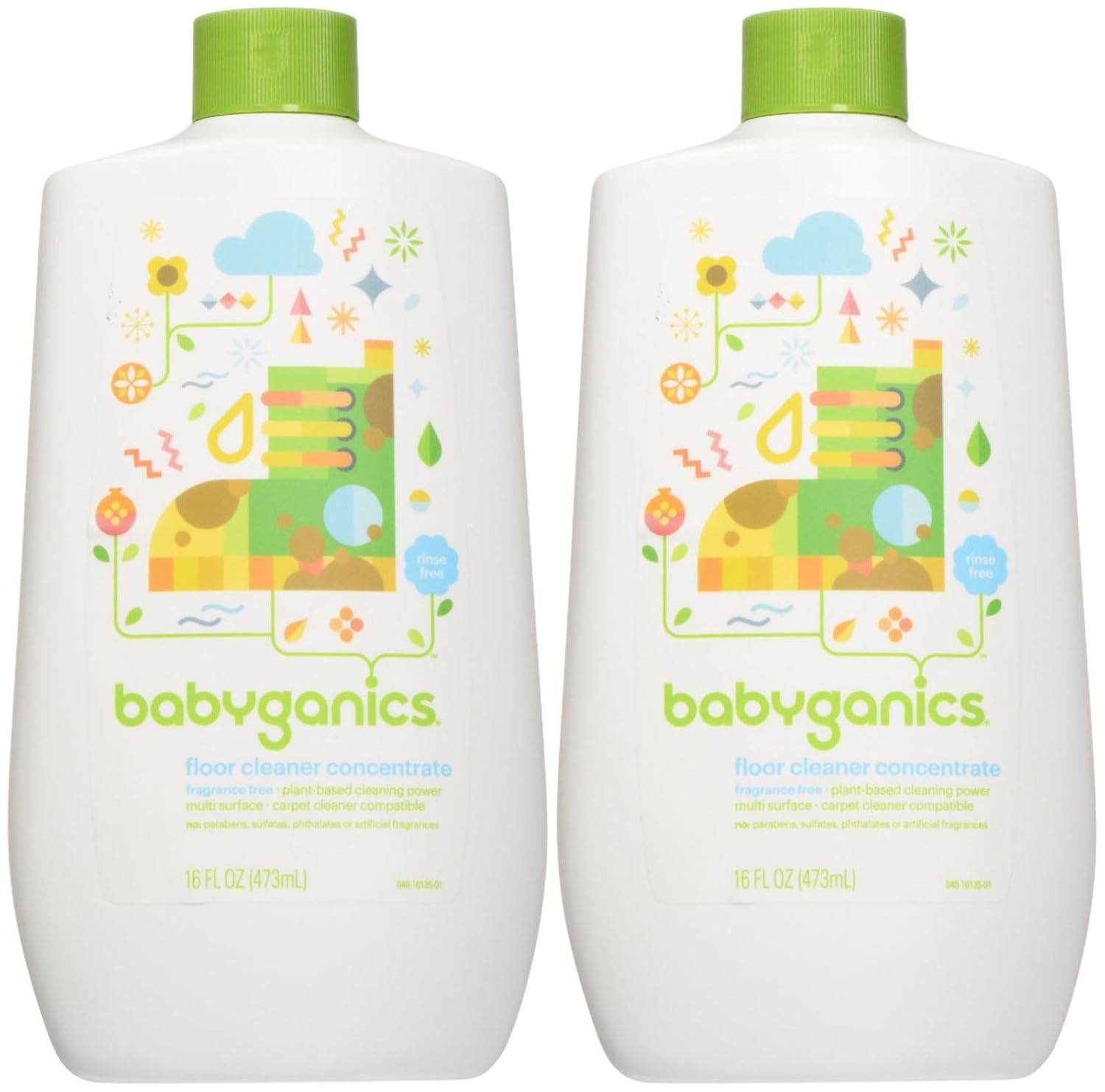 Amazon Com Babyganics Floor Cleaner Fragrance Free 16 Oz 2