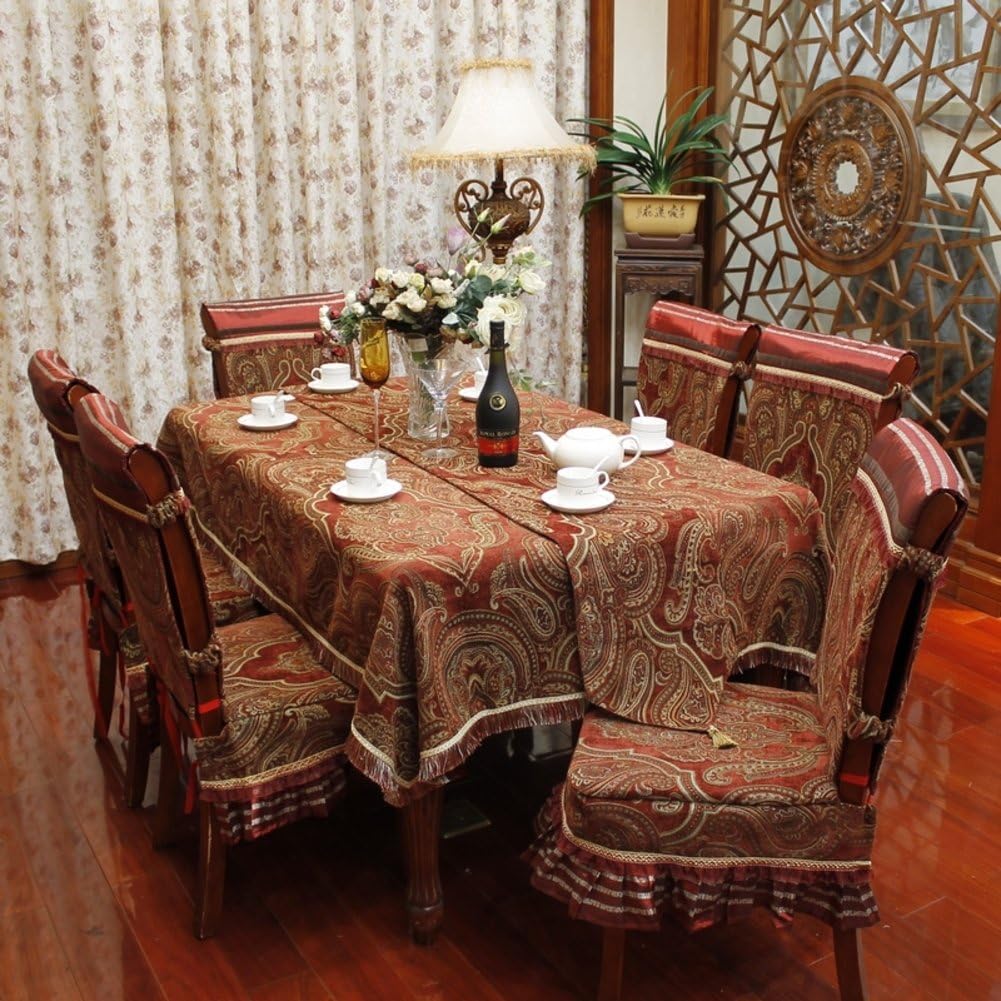 European-style Luxury Chenille Table Cloth Table Cloth Tea Table Cloth-A 140x190cm(55x75inch)