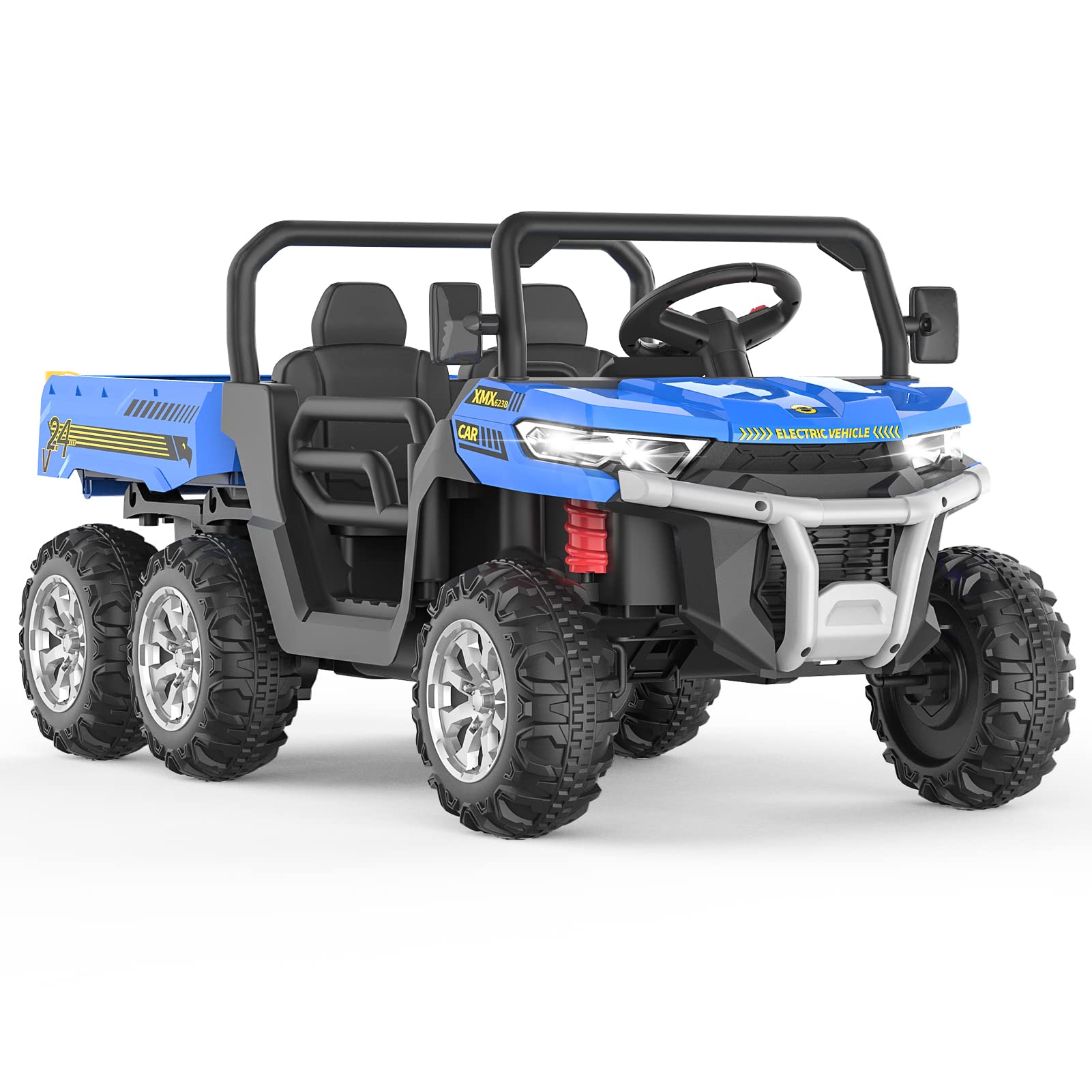 Photo 1 of ***PARTS ONLY***
Garvee 24V 2-Seater Electric Ride On Dump Truck for Kids, 4WD 6-Wheels Remote Control Car with Dump Bed | ASTM Certified Kids Ride-On Toy Truck w/Parent Control & Music