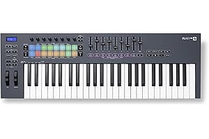 Novation FLkey 49 MIDI Keyboard - Seamless FL Studio Integration with Chord Mode and Scale Mode. All the software you need for Music Production