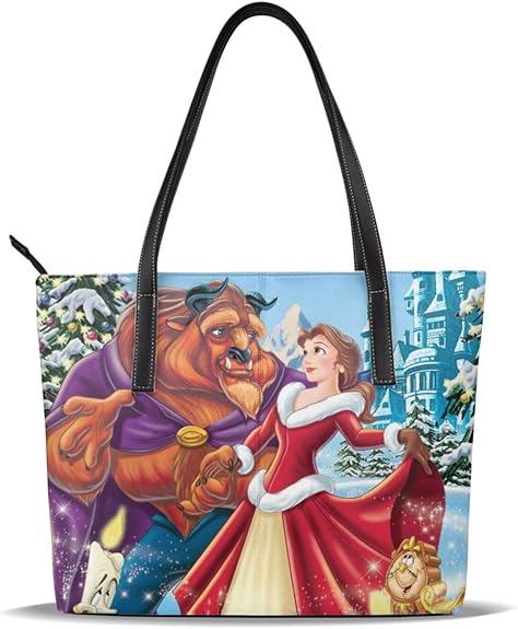 Amazon.com: Beauty And The Beast Women'S Soft Faux Leather Handbags