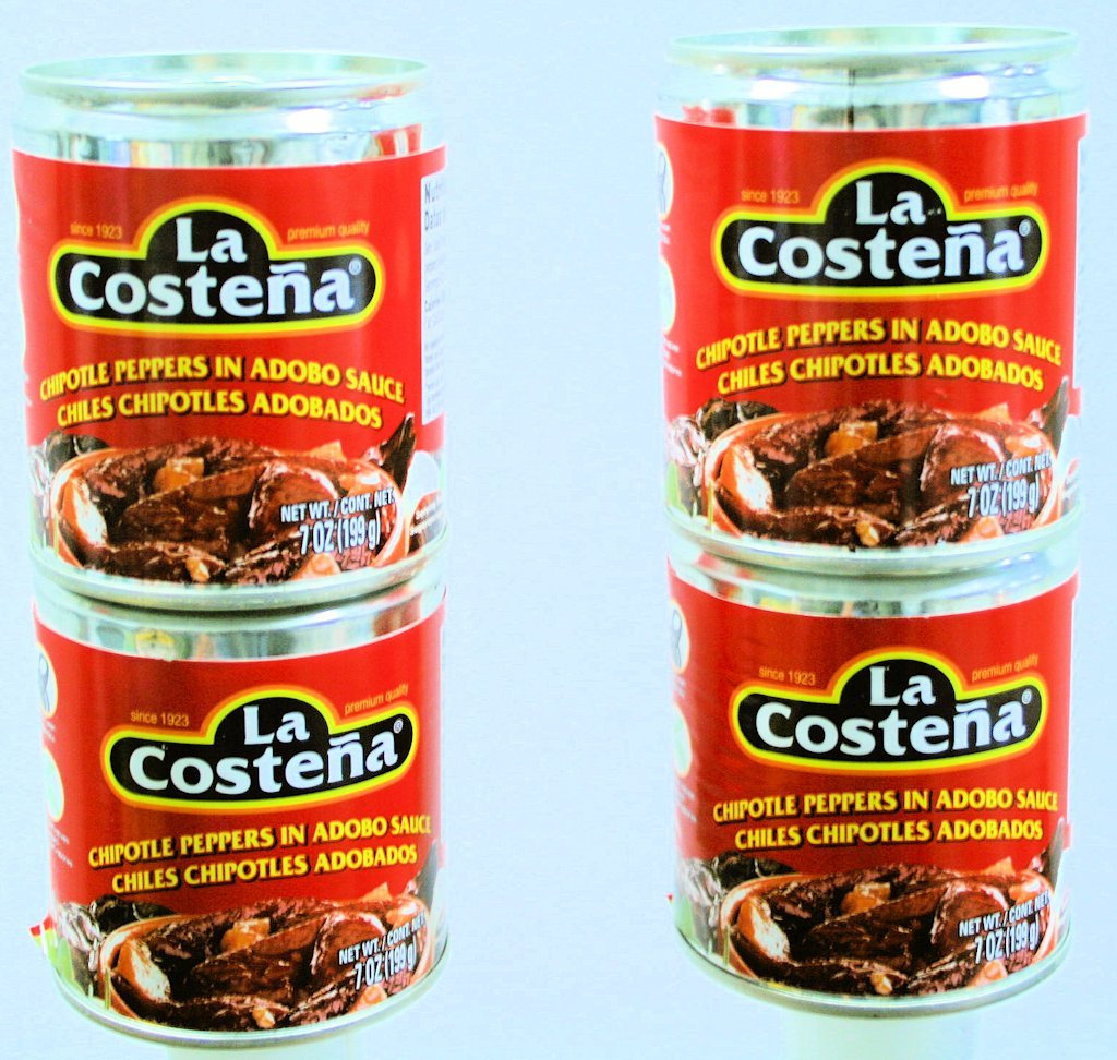 La Costena Chipotle Peppers in Adobo Sauce 7oz. Cans (4 Pack) Buy