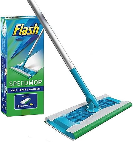 Flash Speedmop Starter Kit, Mop + 12 