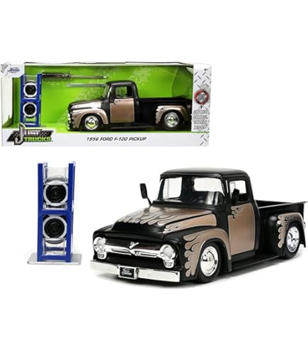 No185 ミニカー1/24 1956 FORD F-100 PICKUP 1956 Ford F-100 Pickup - White 1:24 Scale Diecast Model by