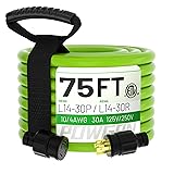 POWGRN 75Feet 30 Amp Generator Extension Cord 4