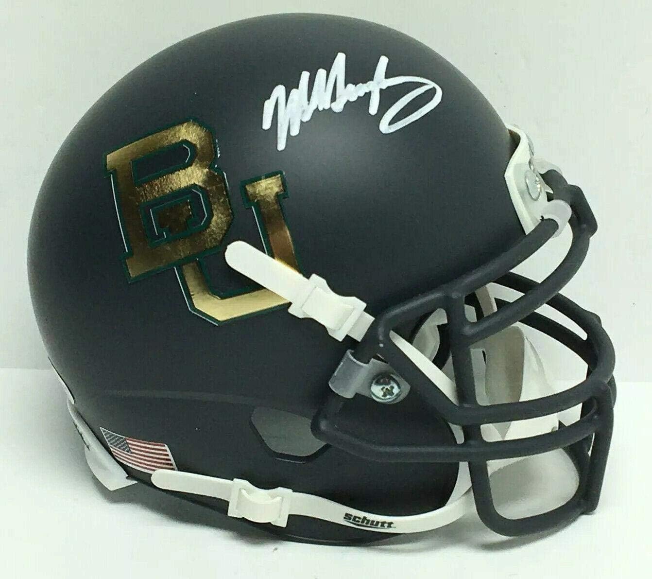 mike singletary signed football