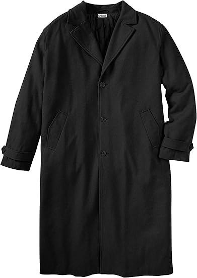 big and tall overcoats