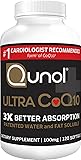 Qunol Ultra CoQ10, 300% Better Absorption, Patented Water and Fat Soluble