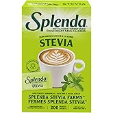 SPLENDA Stevia No Calorie Sweetener, Sugar Substitute Packets, 200 Count (Pack of 1)