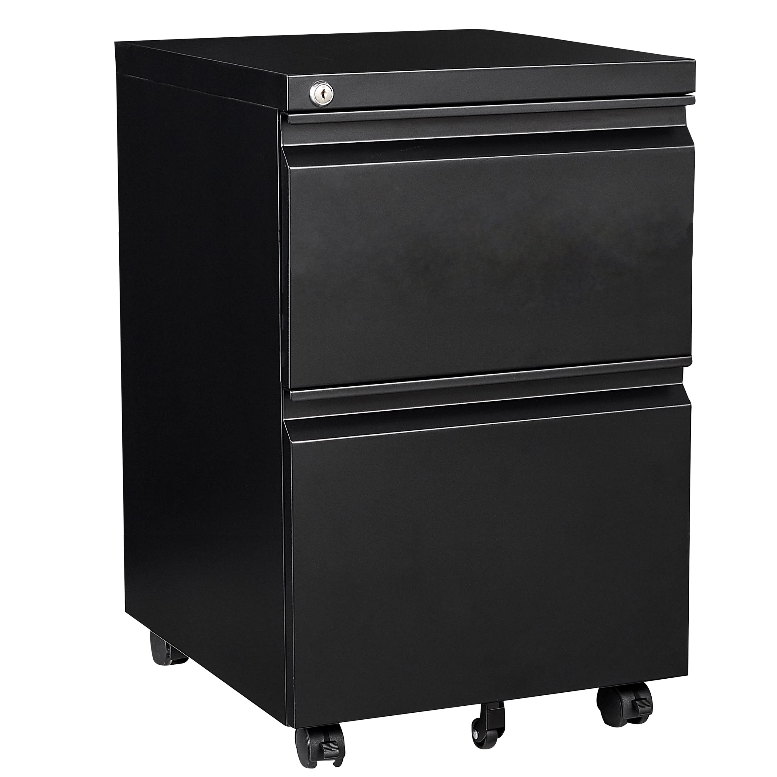 SISESOL 2-Drawer Mobile File Cabinet - Under Desk