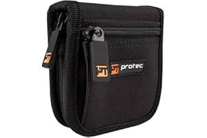 Protec A220ZIP Double Trumpet Mouthpiece Pouch with Zipper Closure