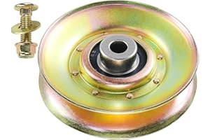 NIDAIFEI 532139245 Idler Pulley Replaces Craftsman 532127783 Pulley Idler Craftsman Idler Pulley 139145 532106298 Oregon 34-049 280-770 for Husqvarna YTH18542 LTH1342 Lawn Mowers