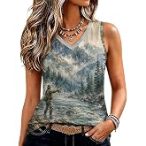 Bozfoxa Womens V Neck Tank Top Sleeveless Workout Shirt Violet Butterfly | Fine Ribbed Fabric, Soft Stretch Comfort, Breathable Light Fit, No Shrink Easy Care, Yoga Running Gym, Casual Travel Wear