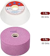 sourcing map 4 Inch Flaring Cup Grinding Wheel 80 Grit Aluminum Oxide Surface view 4