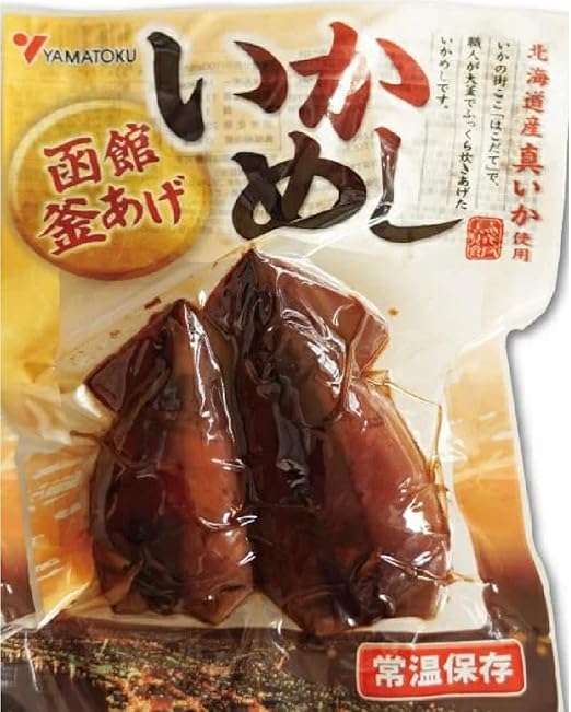 Amazon 北海道限定 函館市限定 山徳食品 Yamatoku 函館名物 いかめし 函館釜あげ 北海道産真いか使用 常温保存 いか加工品 ２尾 イカ 2 食品 飲料 お酒 通販