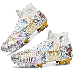 HESBITEUL Boys Girls Soccer Cleats Indoor Football