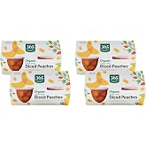 365 by Whole Foods Market, Organic Diced Peaches, 16 Ounce (Pack of 4)