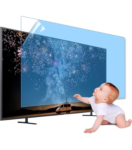 Pet Anti Glare Filtro Anti-Luce Blu Per TV Da 32 A 75 Pollici – Protezione Schermo Opaca Antigraffio E Anti-Impronte, 1682x966mm
