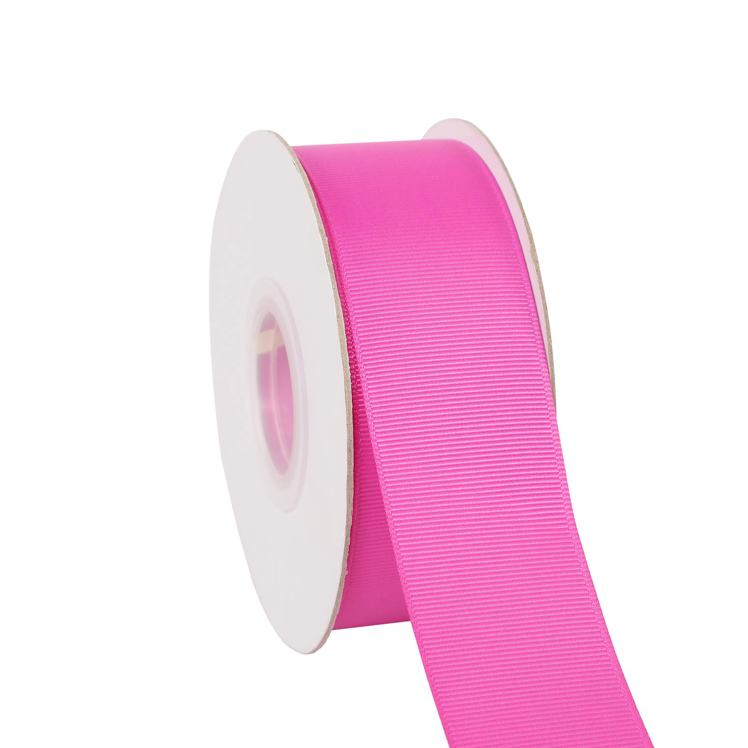 Ribbonitlux 38mm Wide Solid Grosgrain Ribbon 22 Meters (183-Garden Rose, Set for Gift Wrapping, Party Decor, Sewing Applications, Wedding and Craft