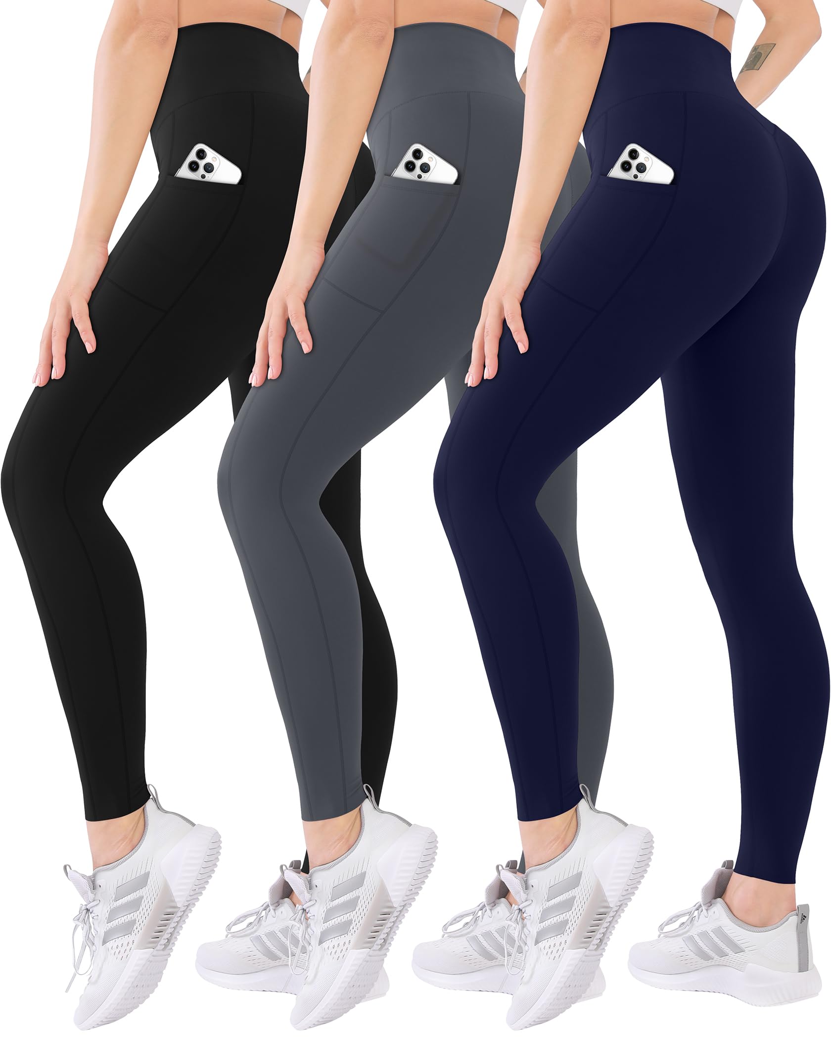 3-Pack High Waist Yoga Pants main image 1