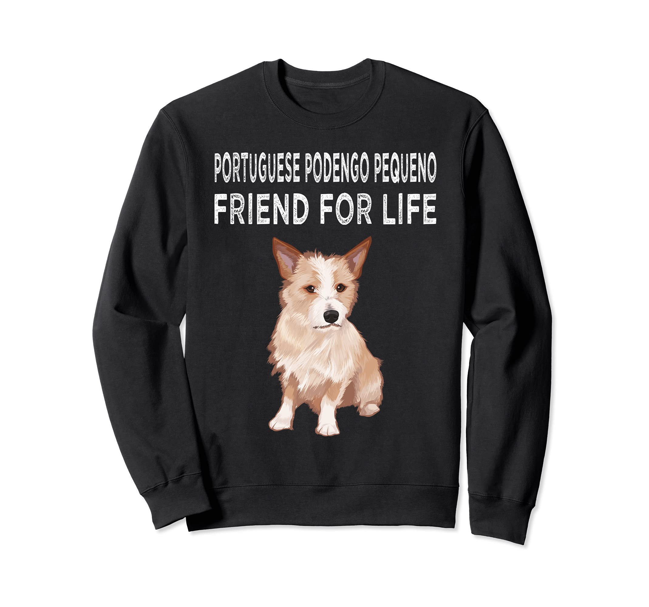 Portuguese Podengo Pequeno Friend For Life Dog Friendship Sweatshirt