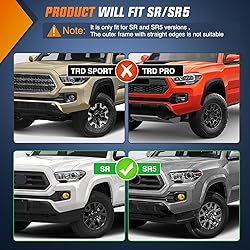 Nilight Fog Lights Assembly Compatible with 2016