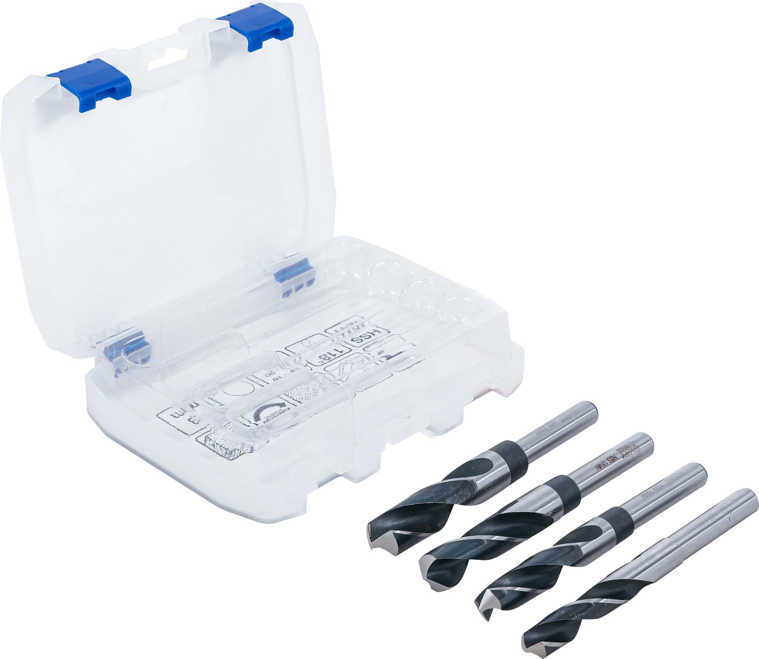 BGS 8985 | HSS Drill Set | 14 - 16 - 18 - 20 mm | 4 pcs.