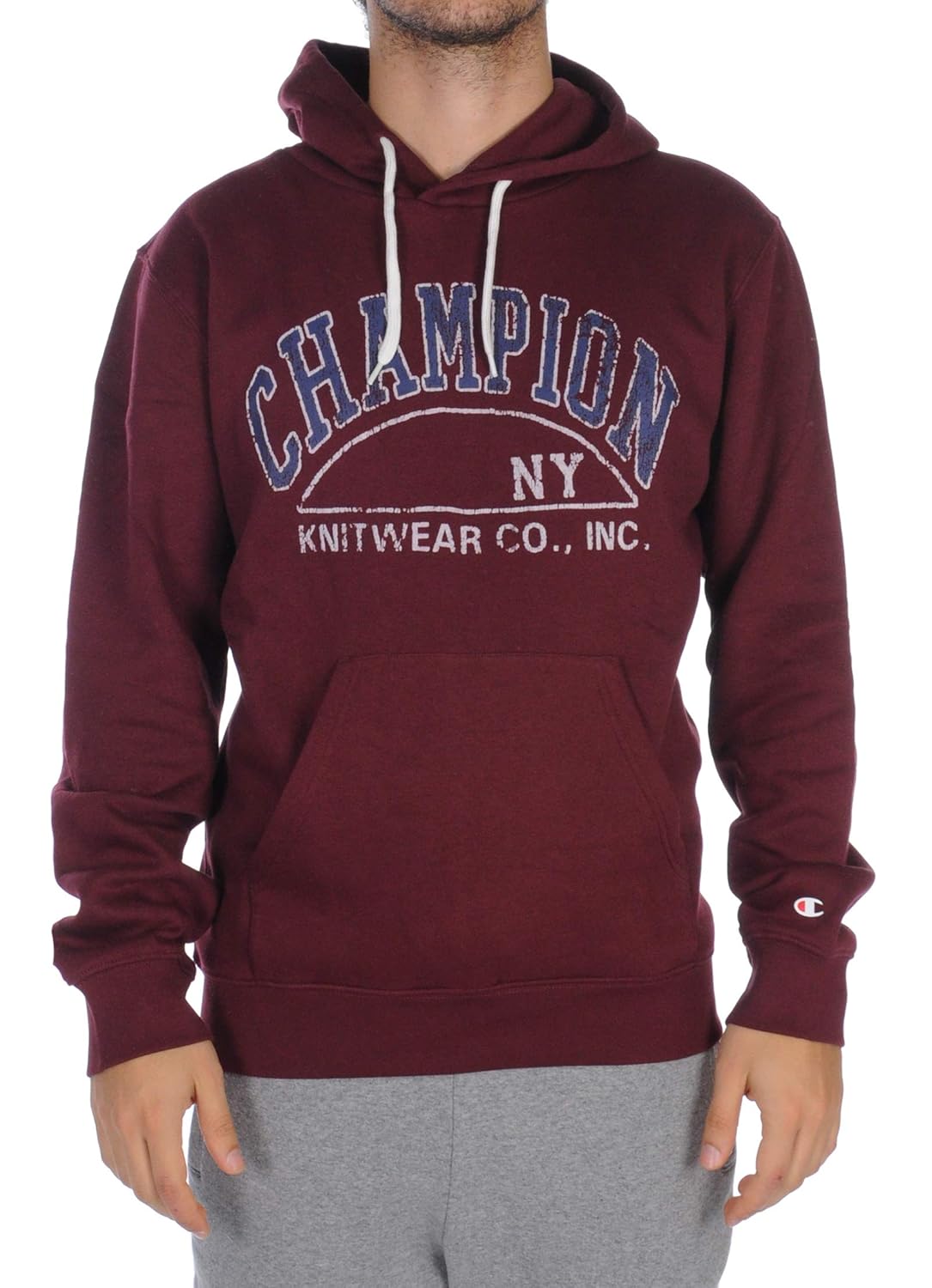felpa champion uomo bordeaux