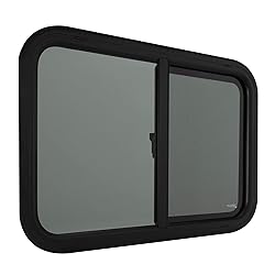 RecPro RV Window | 30"W x 20"H | Teardrop Style