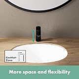 Hansgrohe Vernis Blend Basin Tap 100 matt black with pop-up waste view 4