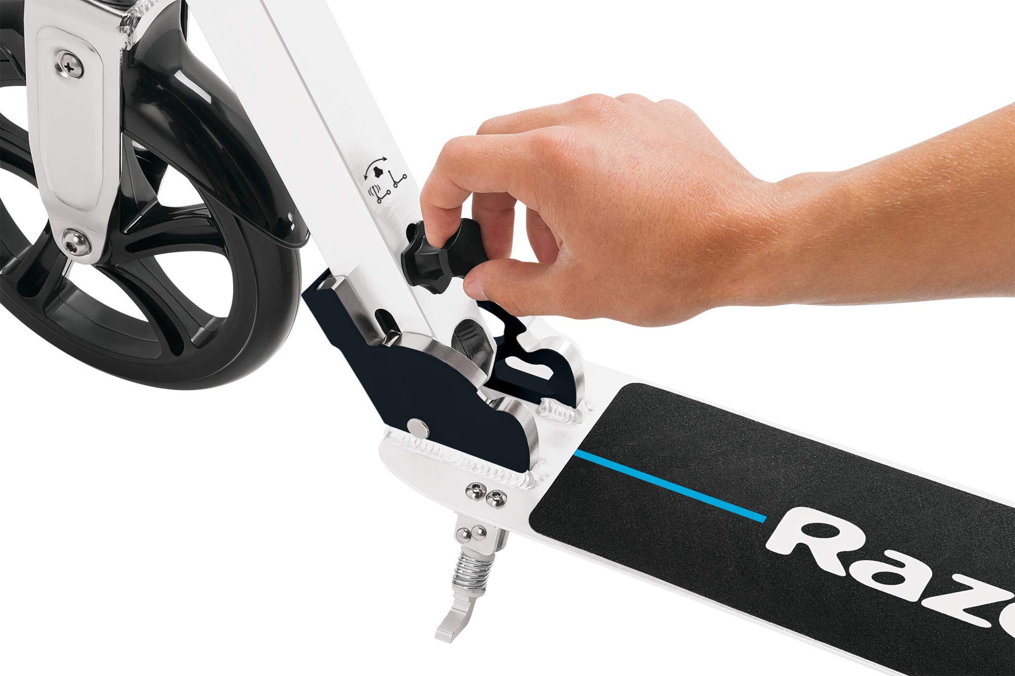Razor A6 Kick Scooter for Kids Ages 8+ - Extra-Tall Handlebars & Longer Deck, 10