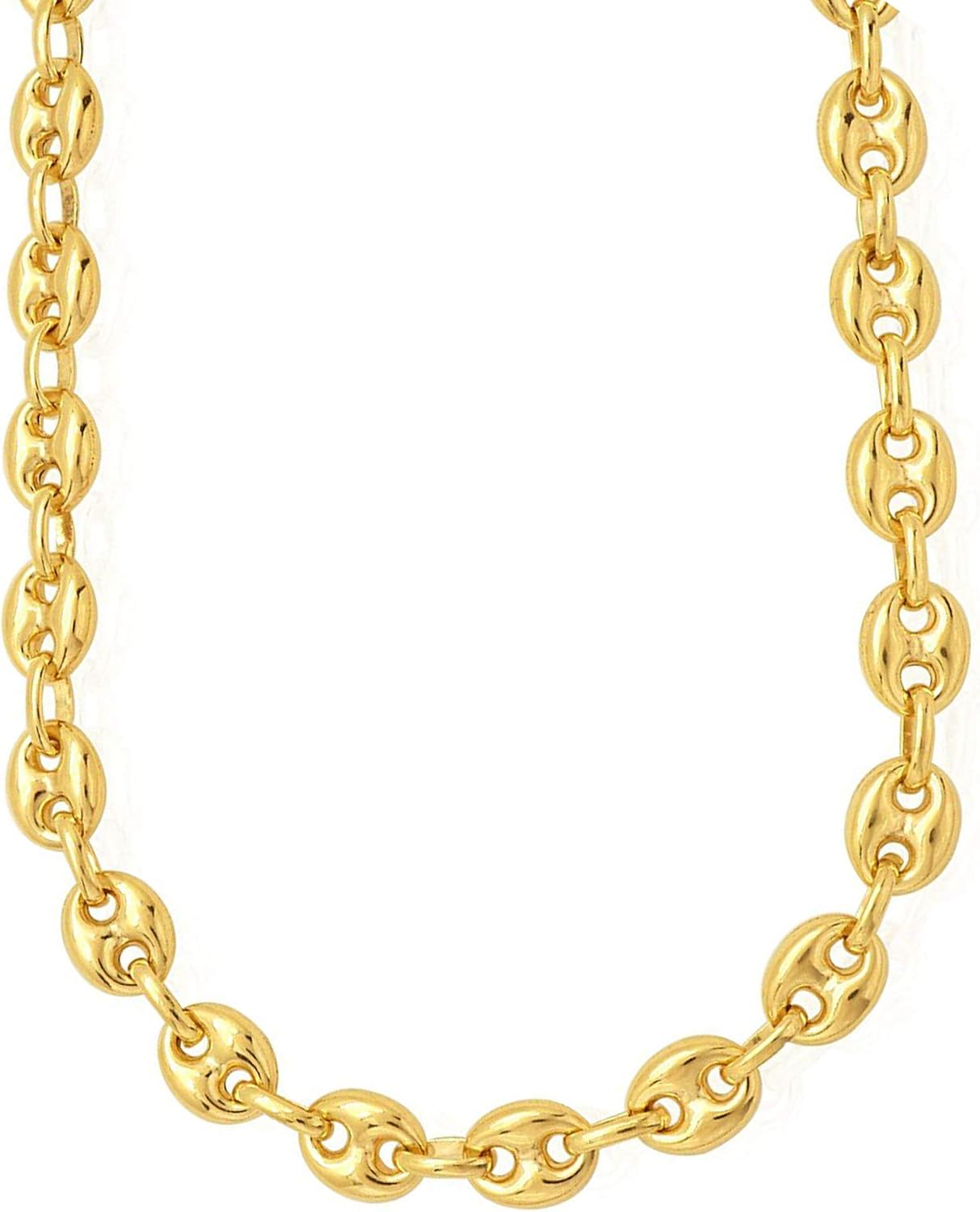 14k Yellow Gold Mariner Link Chain Mens 