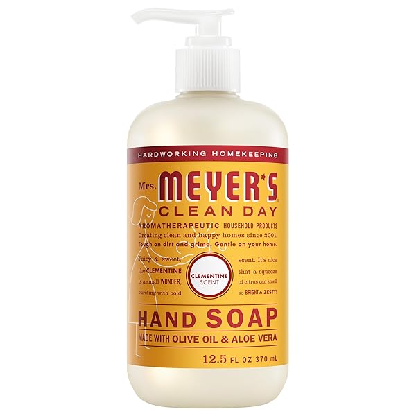MRS. MEYER’S CLEAN DAY HAND SOAP, CLEMENTINE SCENT, 12.5 FL OZ BOTTLE