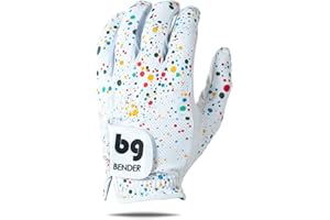 BG Bender - Mens Golf Glove, Durable Mesh Golf Gloves, Unique Golf Gloves