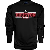 Blue 84 Houston Rockets NBA Officially Licensed Crewneck Varsity, Secondary Color, Small