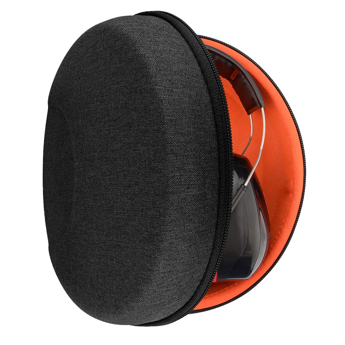 Geekria Shield Headphones Case Compatible with 3M PELTOR 105 H10A, H10A HV, H10P3E, X1A, X2A, X3A, X5A, H10B, Replacement Hard Shell Travel Carrying Bag with Cable Storage (Dark Grey)