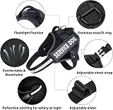 Belababy Soft No Pull Dog Harness Small Reflective Adjustable Vest Black view 3