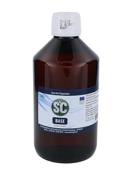 SC Liquid Base/Basisliquid 50PG/50VG - 500ml - ohne Nikotin