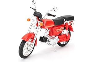 BDTCTK 1:10 Scale CD50 Motorcycle Toy Car, Gift Toy for Adults and Kids Boy Girl (Red)
